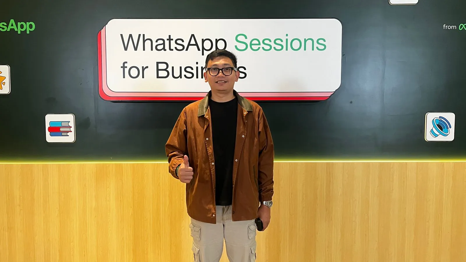 Dirga Isman di WhatsApp Business Sessions Pullman Jakarta